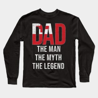 Togan Dad The Man The Myth The Legend - Gift for Togan Dad With Roots From Togan Long Sleeve T-Shirt